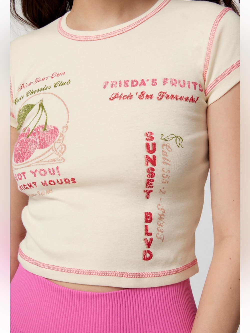 Cute Cherries Club Baby Tee